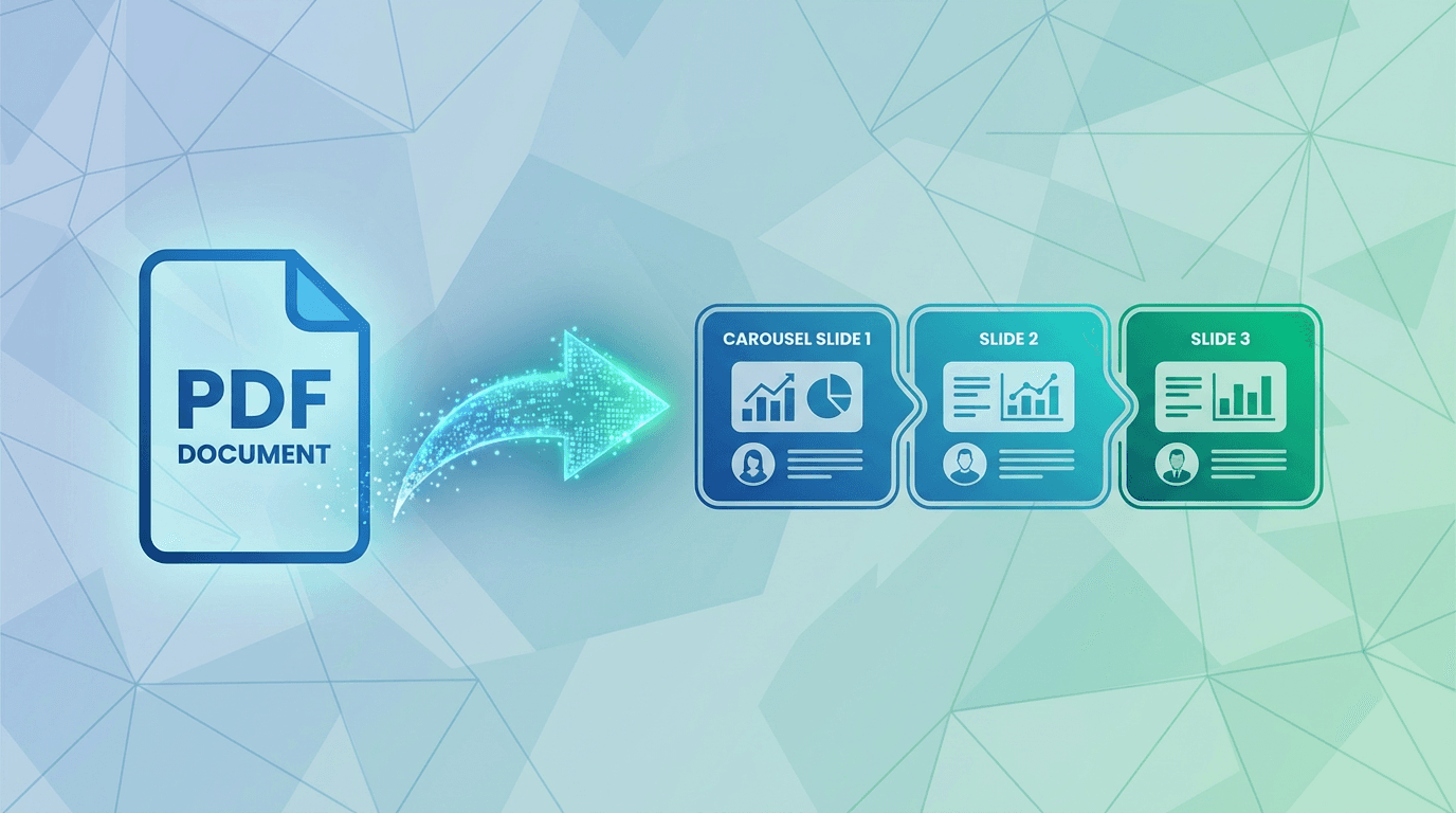 Carrousel LinkedIn PDF : comment publier un document qui attire l'attention